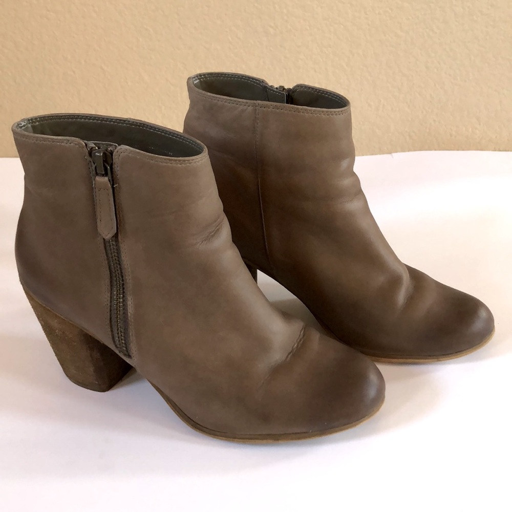 Nordstrom BP Leather Ankle Boots, Sz 8